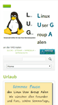 Mobile Screenshot of lug-aalen.de